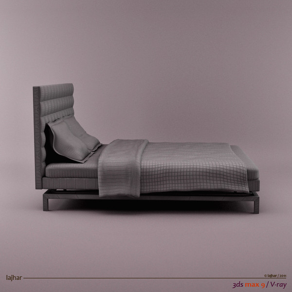 Boss bed with small headboard